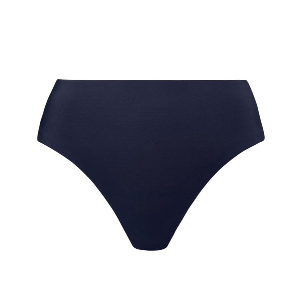 Robin Piccone Ava High Waist Bottoms Navy
